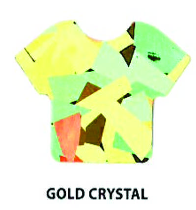 Siser HTV Vinyl Holographic Gold Crystal 12"x20" Sheet - VHO-31-12X20SHT